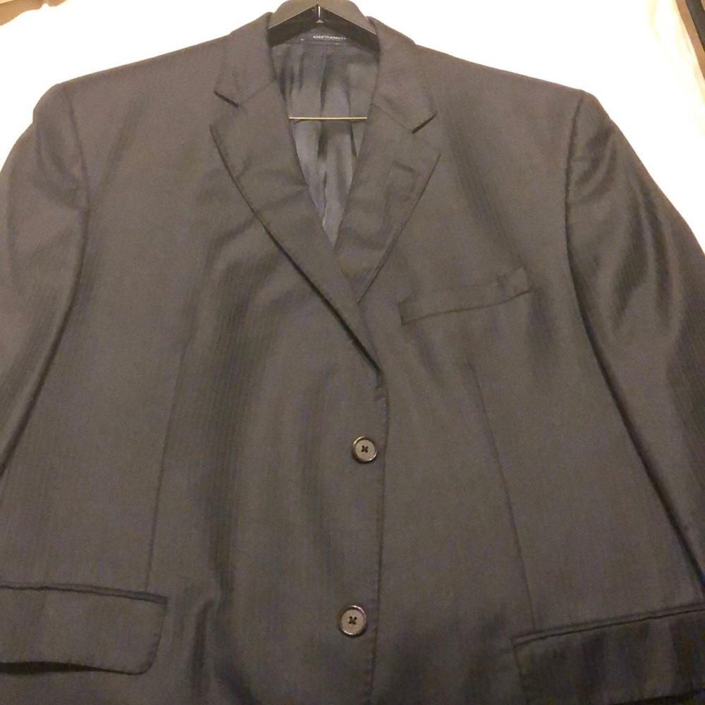 Daniel Cremieux navy pinstripe suit